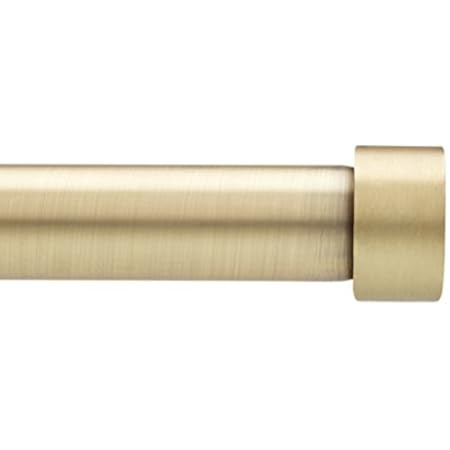 Umbra Cappa Curtain Rod, Includes 2 Matching Finials, Brackets & Hardware, 36 to 66-Inches, Brass | Amazon (US)