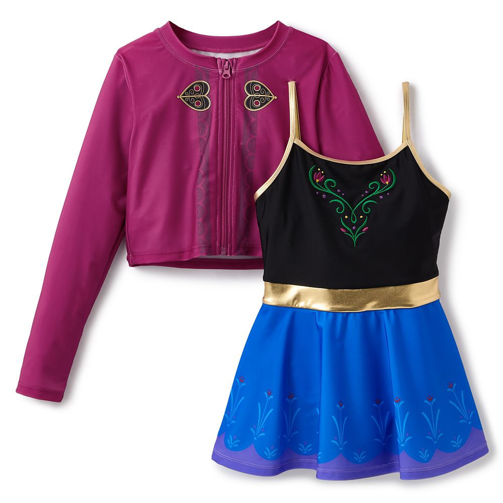 Anna Swimwear Set for Girls – Two-Piece – Frozen | Disney Store