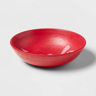 37oz Melamine Love Serving Bowl Red - Threshold™ | Target