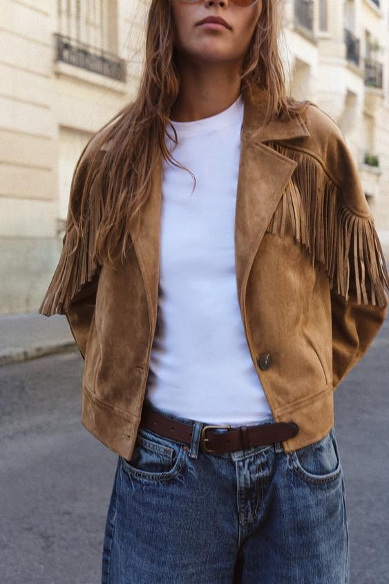 Zara - Organza Hoodie Jacket - Women - Brown - Women | Zara US