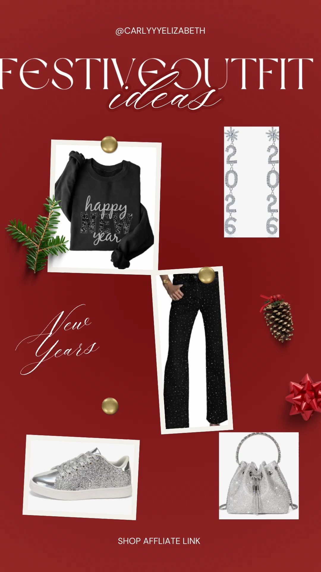 Cute new years outfit idea with all the sparkle but all the cozy vibes 

#LTKFindsUnder50 #LTKootd #LTKHoliday