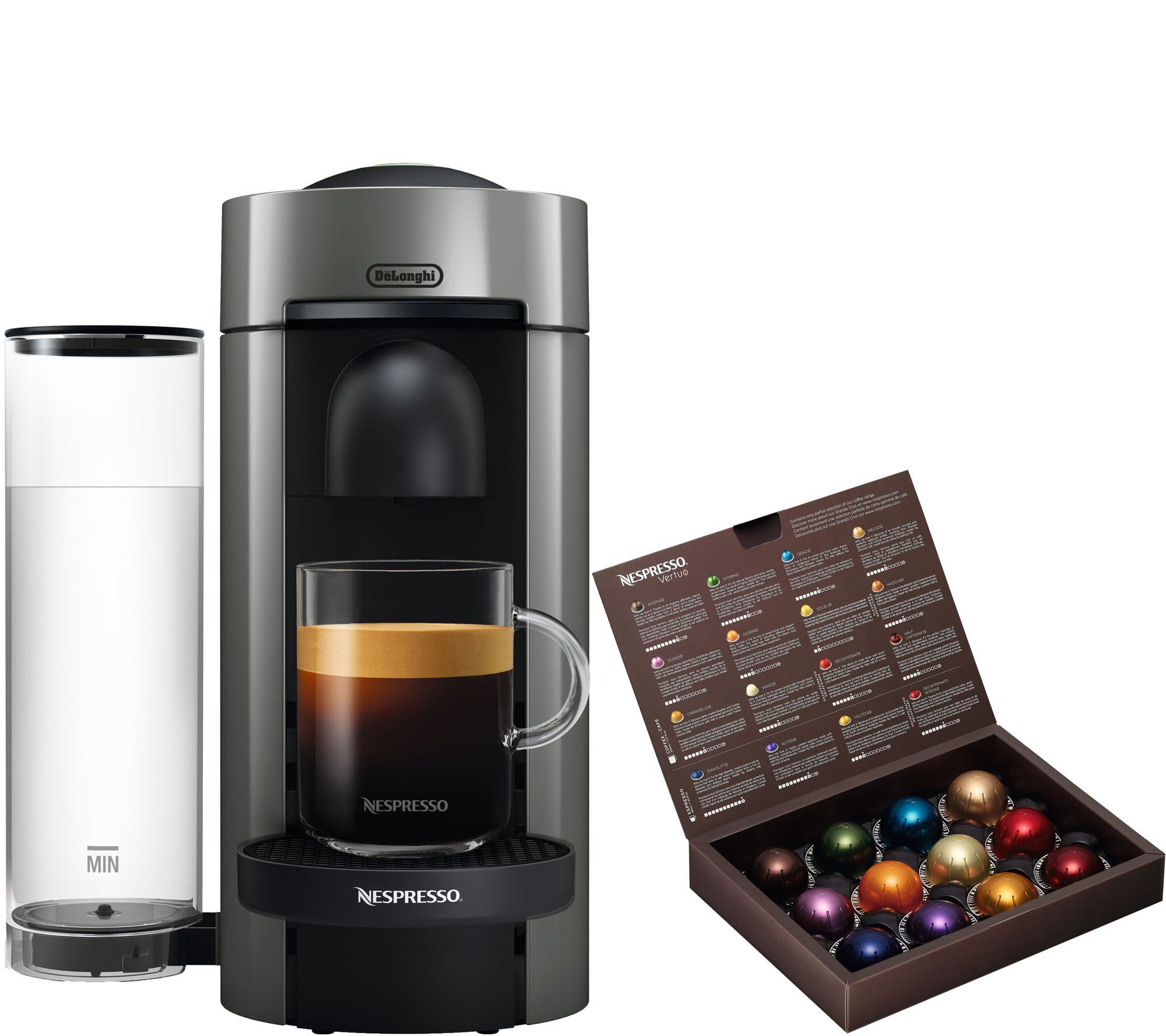 Nespresso Vertuo Plus Coffee & Espresso Machineby DeLonghi - QVC.com | QVC