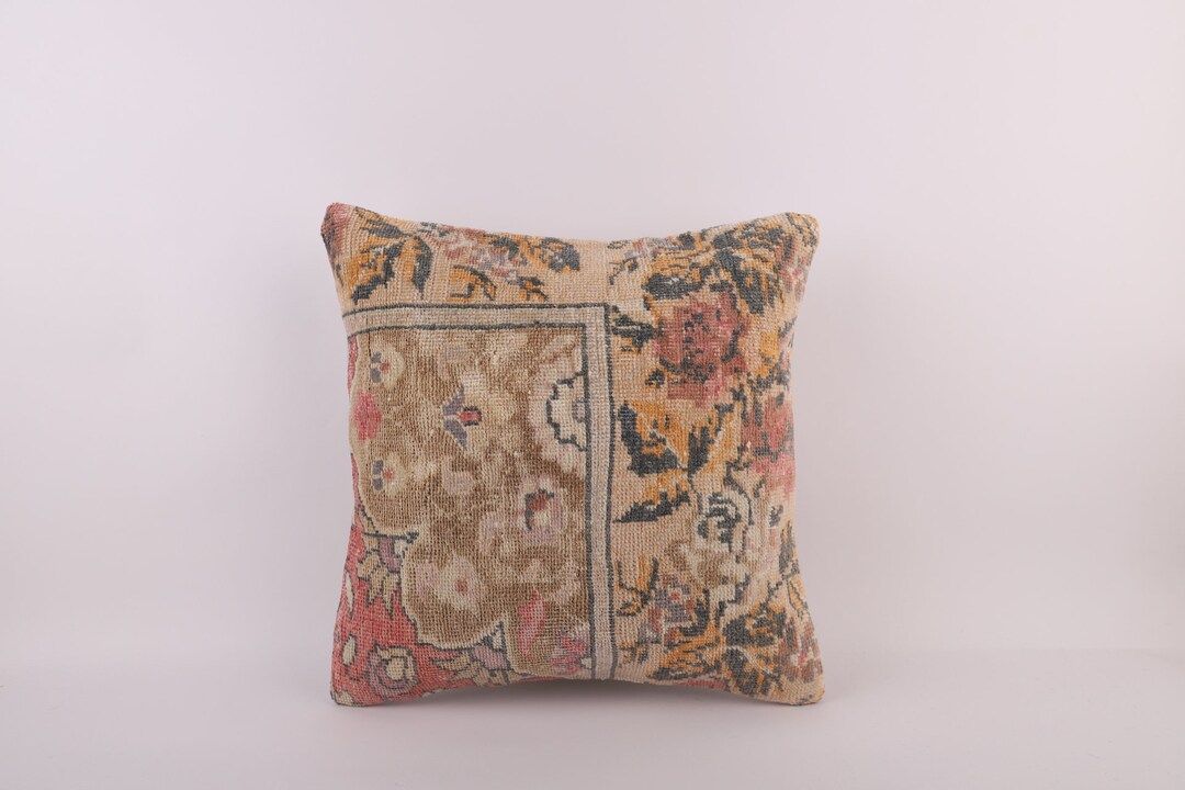Decorative Throw Pillow 18x18 Kilim Pillow Handmade Kilim - Etsy | Etsy (US)
