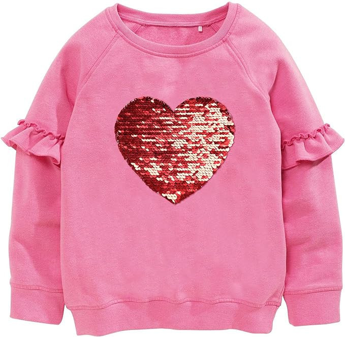 Little Hand Toddler Girls Sweatshirts Crewneck Hoodies Long Sleeve Collage T Shirts Kids Pullover... | Amazon (US)
