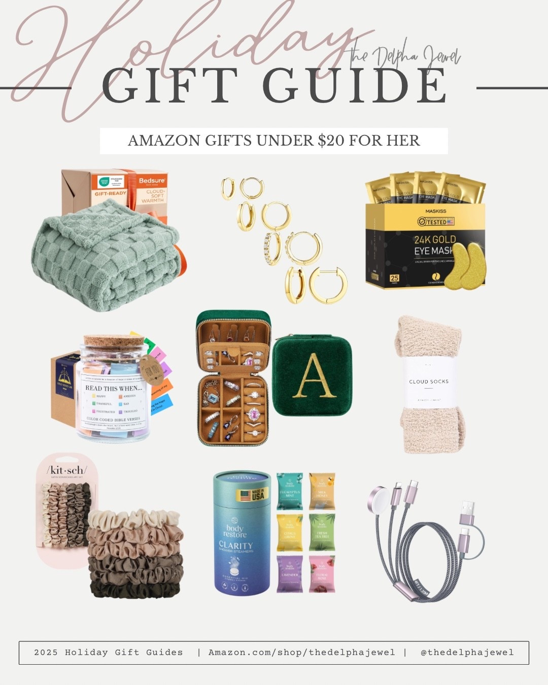 Amazon holiday gift ideas for her, under $20!

Affordable gifts, Amazon gifts, gifts for her 

#LTKFindsUnder50 #LTKGiftGuide #LTKHoliday