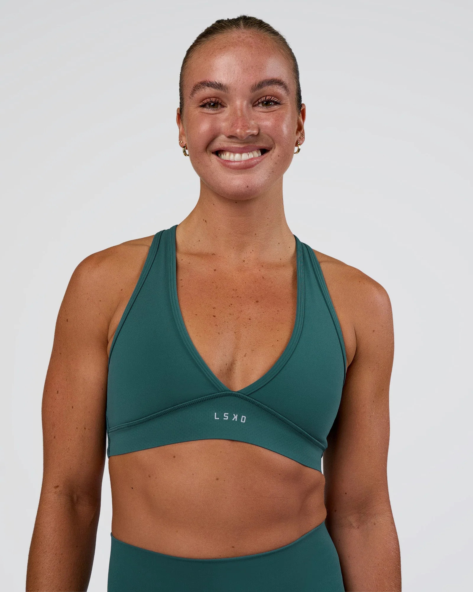 Stamina Sports Bra - Transformative Teal | LSKD | LSKD