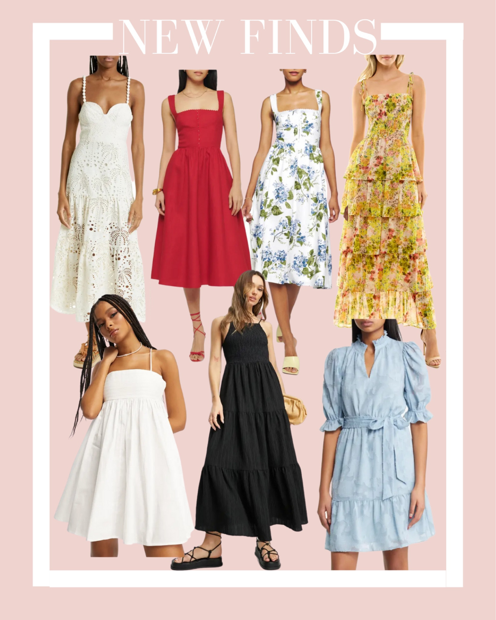 Wedding guest dress. Bride. White dress. Summer dress. Midi dress. Maxi dress. Vacation dress

#LTKunder100 #LTKwedding