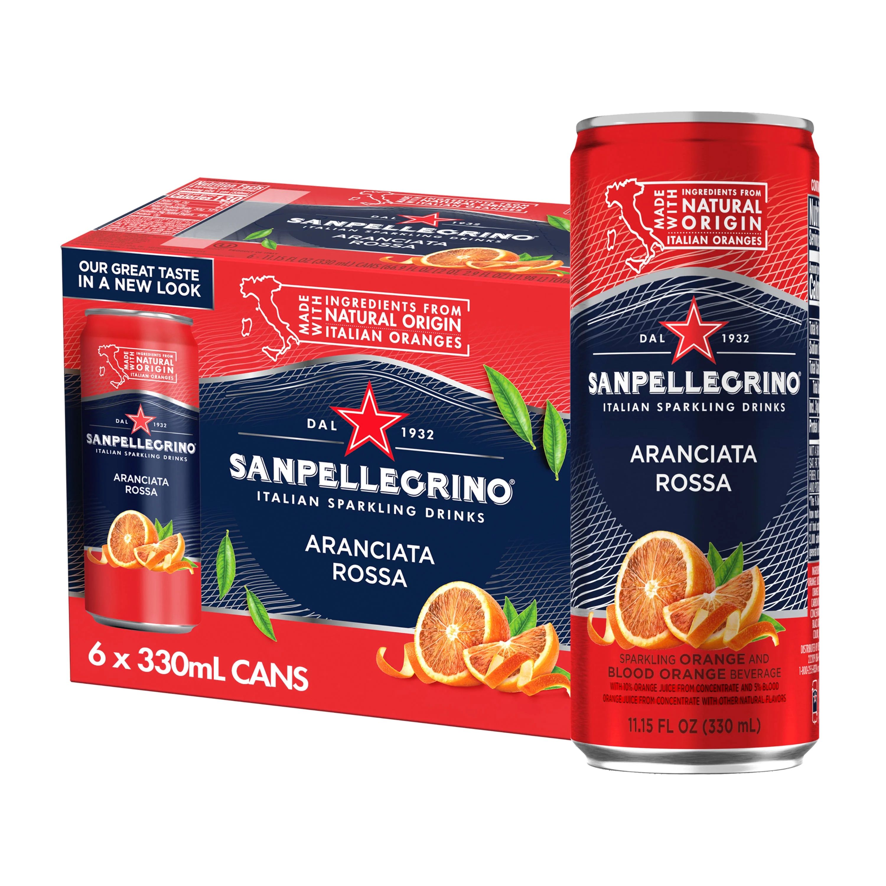 Sanpellegrino Italian Sparkling Drink Aranciata Rossa, Sparkling Orange and Blood Orange Beverage... | Walmart (US)