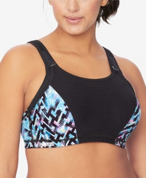 Glamorise Women's Full Figure Elite Performance Adjustable Wonderwire Sports Bra #9167 | Macys (US)