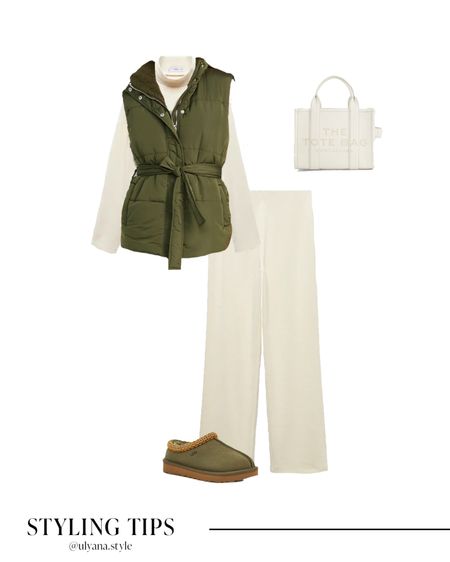 A knit sweater and pant set paired with a puffer vest, Uggs, and a tote bag makes a cute casual fall outfit.
.
.
.
.
.
.
.
Fall outfits | knit set | knit sweater | knit pants | casual outfits | lounge set | loungewear | lounge pants | vest outfits | fall pants | sweatpants | sweater outfits | cream sweater | fall sweater | sweater set | fall vest | green vest | long puffer vest | short uggs | womens Uggs | outfit ideas | outfit inspo | fall shoes | fall jackets | fall fashion | amazon fashion | fall bags 
#LTKHolidaySale #LTKGiftGuide #LTKfitness #LTKunder50 #LTKunder100
#LTKSeasonal #LTKU #LTKHalloween #LTKsalealert #LTKfindsunder50 #LTKfindsunder100 #LTKstyletip #LTKworkwear #LTKFinds #LTKtravel #LTKshoecrush #LTKitbag #LTKHoliday