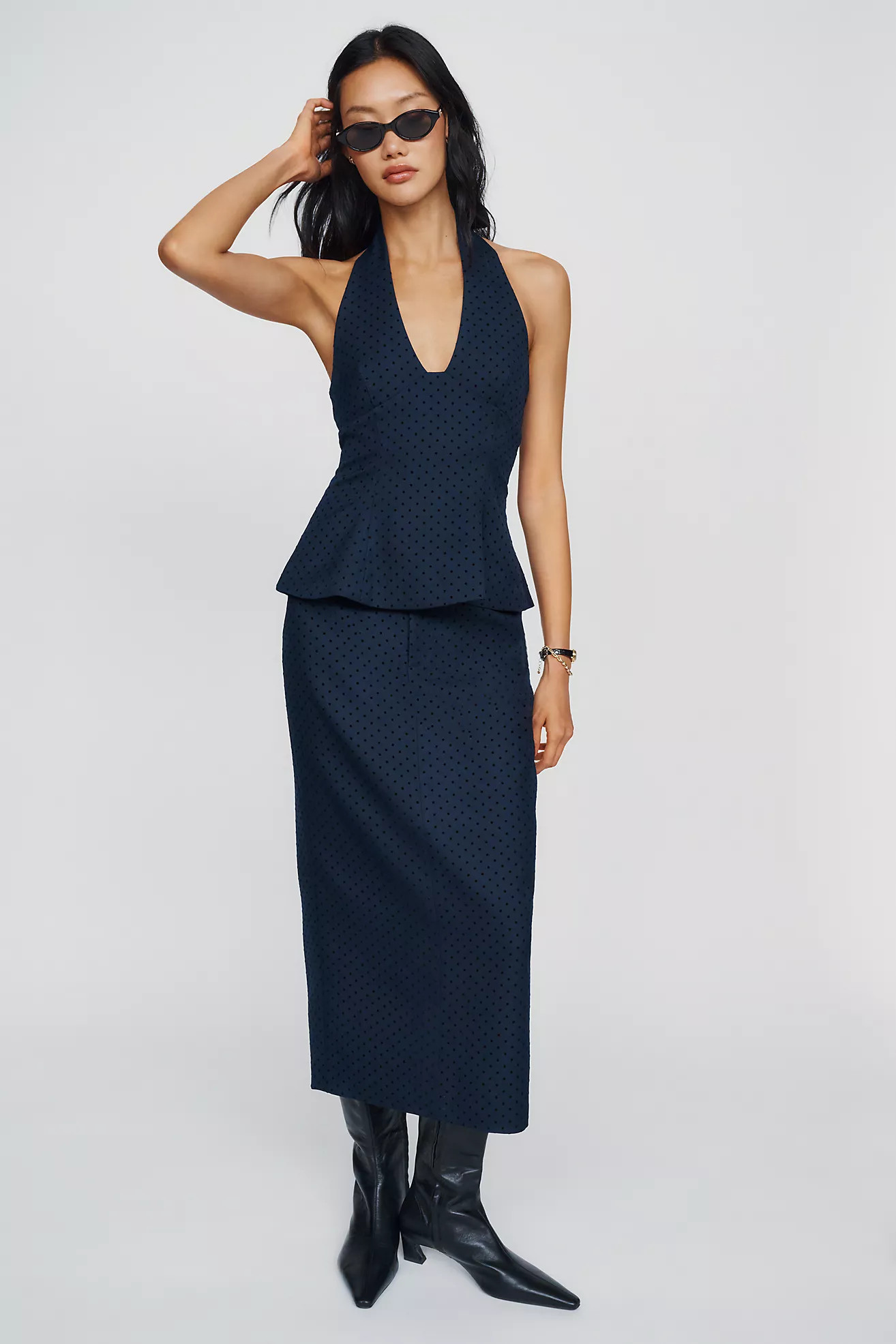 Maude Brynn Halter-Neck Top | Anthropologie (US)