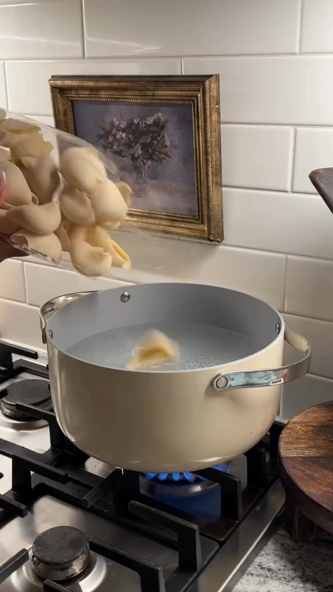 shrimp stuffed shells 🤍 i love making this easy dinner recipe. it’s one of my go-tos! i also included my kitchen essentials.#LTKFamily 

#LTKCyberWeek #LTKHome #LTKfoodie