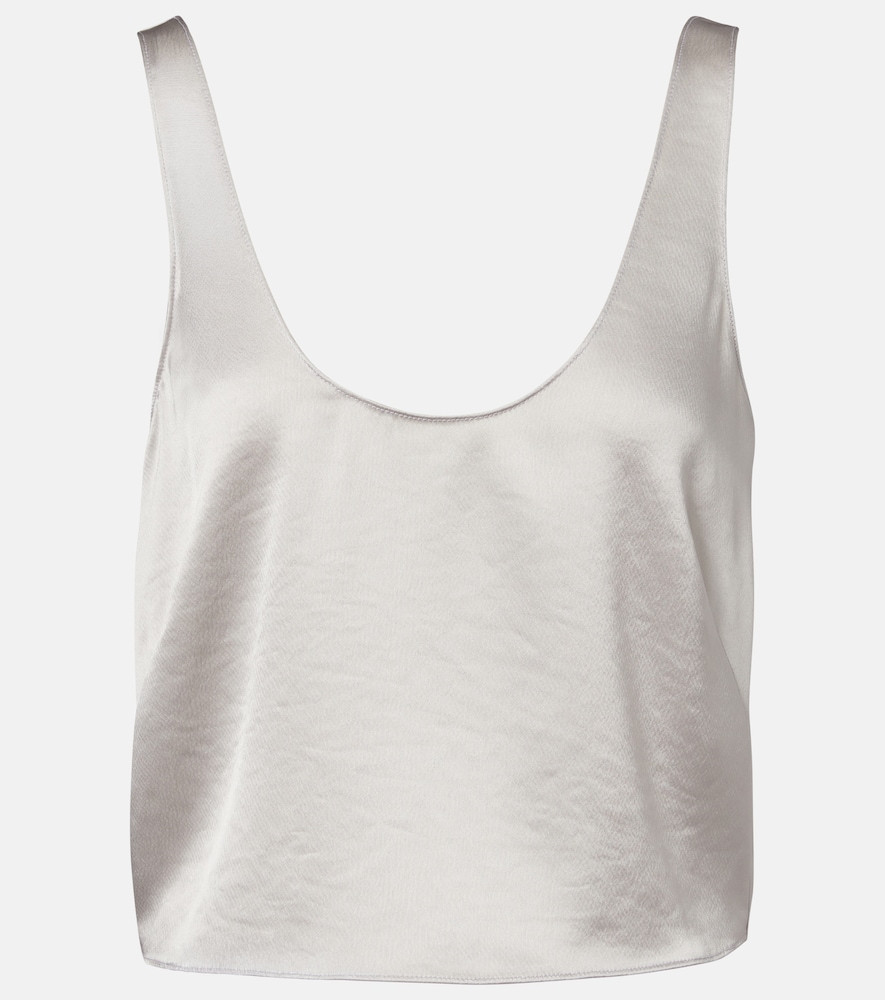 Leset Barb satin tank top | Mytheresa (US/CA)