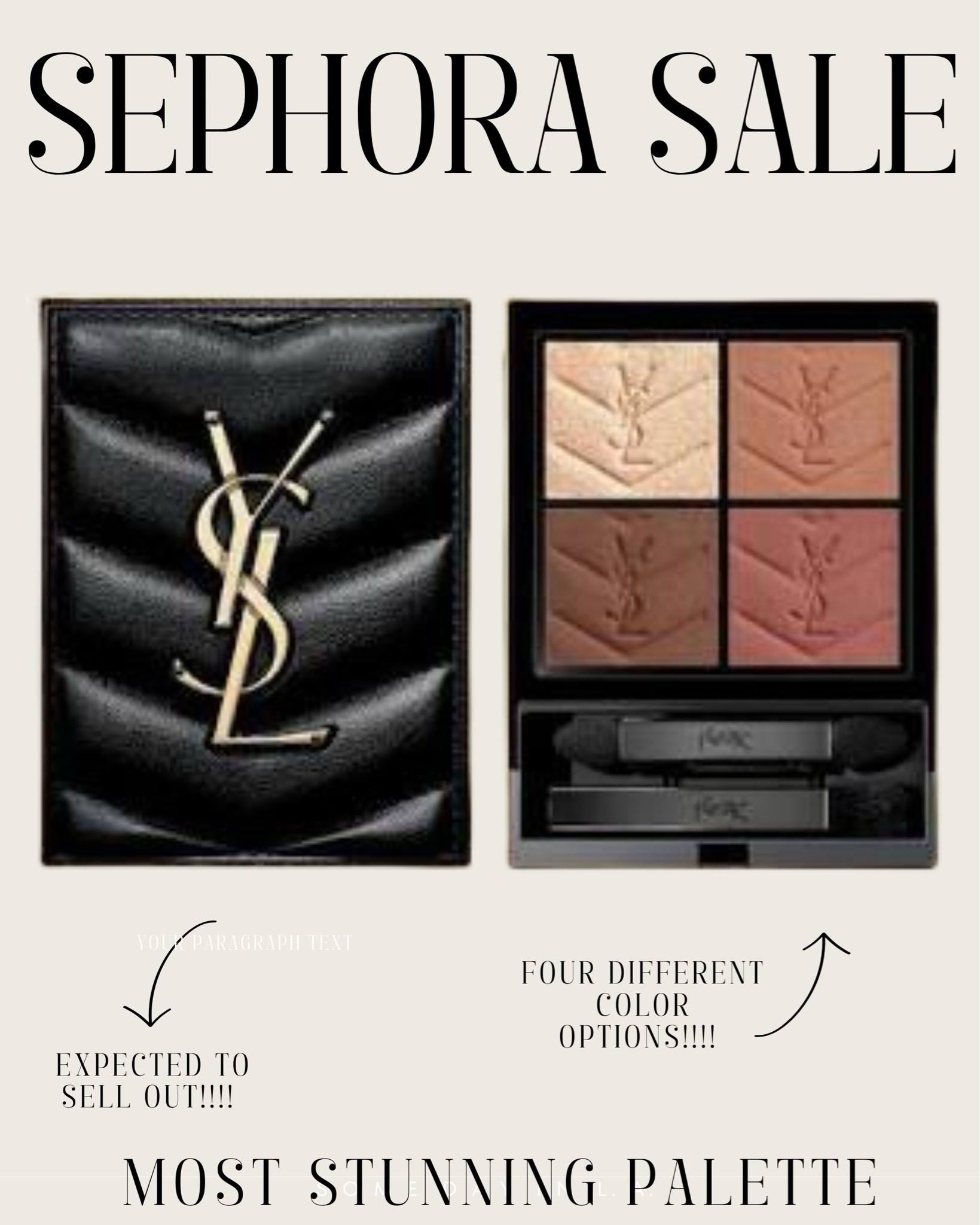YSL MINI CLUTCH PALETTE on sale at Sephora!! The most stunning, highly-pigmented colors and the best packaging 🖤🖤🖤🖤 

#LTKsalealert #LTKbeauty #LTKxSephora