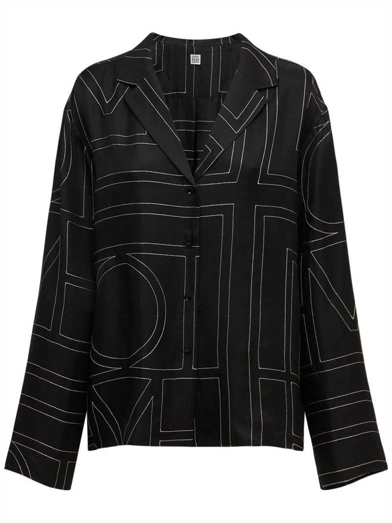 Embroidered silk shirt | Luisaviaroma