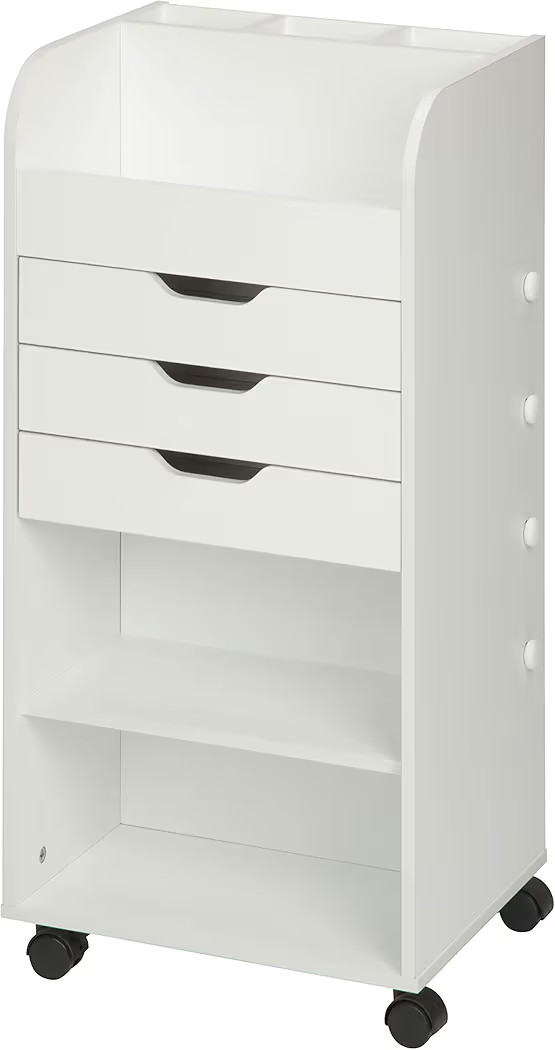 Honey-Can-Do 3-Drawer Craft Storage Cart CRT-06345 White 15.91" x 33.62" | Amazon (US)