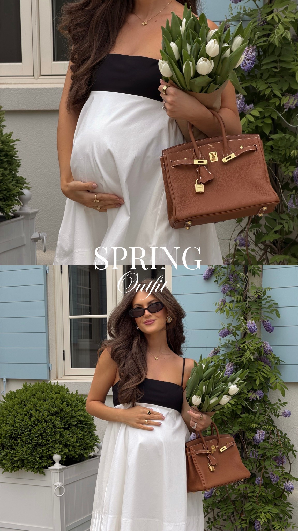 The perfect spring outfit 🤍 not maternity I just sized up! 

#LTKootd #LTKBeauty #LTKSeasonal