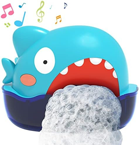 Lehoo Castle Bath Toys, Automatic Bath Bubble Machine, Baby Shark Bathtub Toy with 12 Songs, Bath... | Amazon (US)