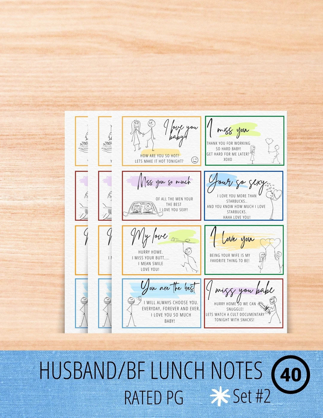 Husband Lunch Notes #2 | Etsy (US)