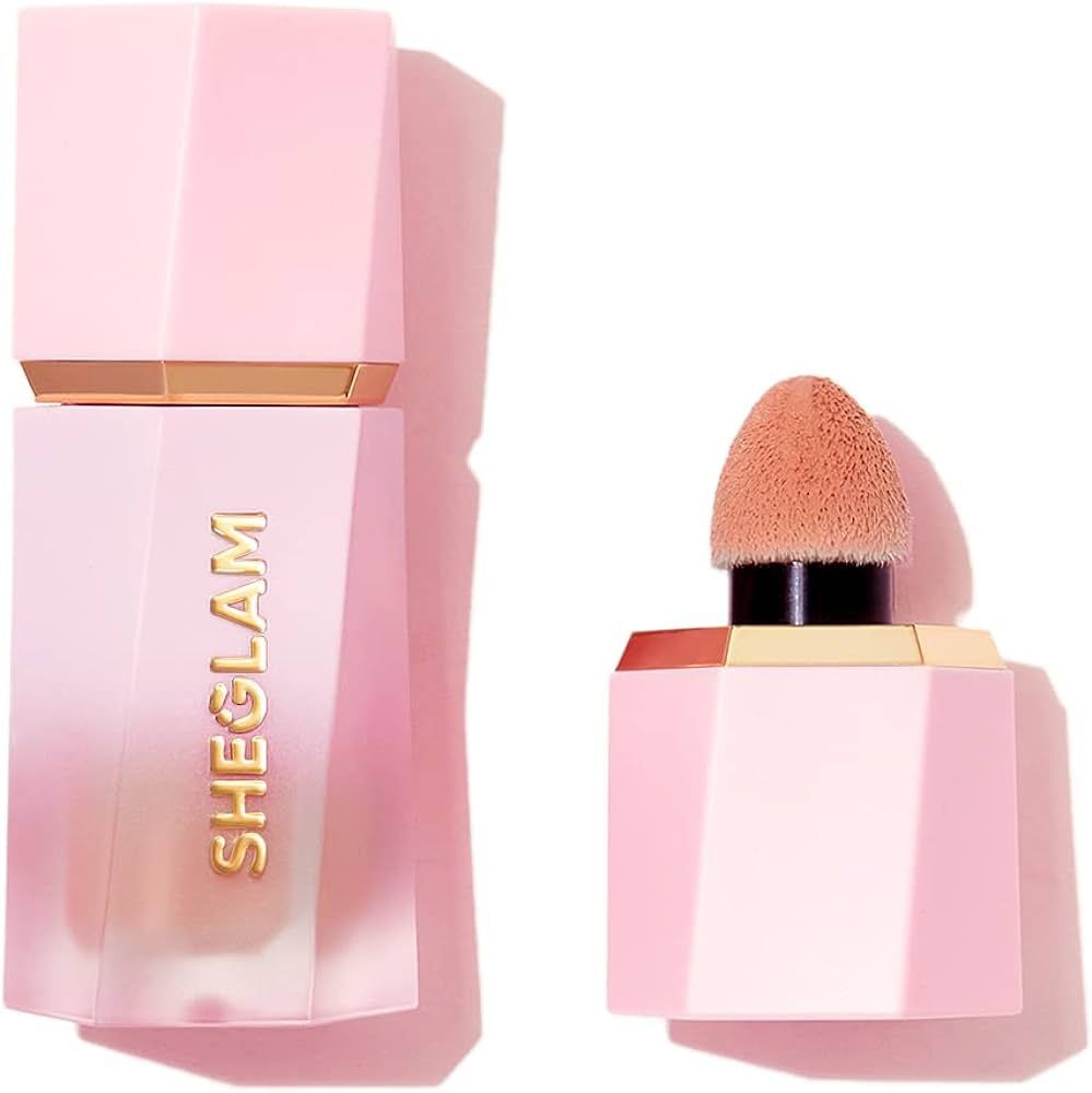 SHEGLAM Color Bloom Liquid Blush Makeup for Cheeks Matte Finish - Hush Hush | Amazon (US)