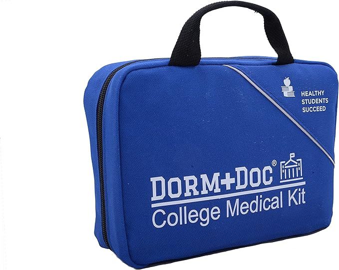 175 Piece Emergency First Aid Kit for College Students - Dorm Room Medical Kit with OTC Medicines... | Amazon (US)