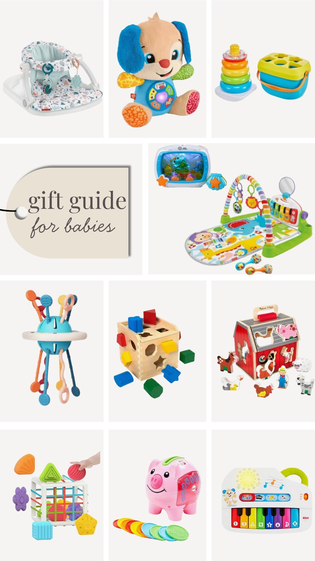 Gift guide for babies!🎁

Baby, toddler, gift guide, Christmas 

#LTKBaby #LTKSeasonal #LTKKids