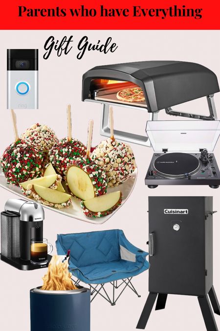 Gift ideas for the parent that has everything!! / foodies / camping chair / nespresso / 

#LTKover40 #LTKGiftGuide #LTKHoliday