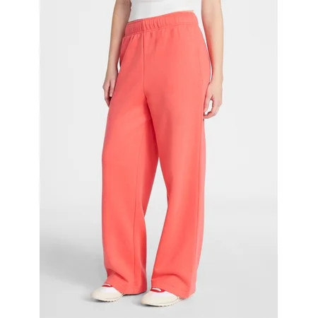 No Boundaries Wide Leg Fleece Pants, 30" Inseam, Sizes XXS-4X | Walmart (US)