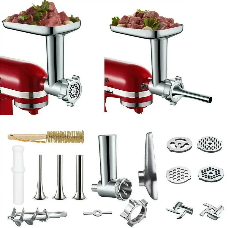 Metal Food Meat Grinder Attachment for KitchenAid Stand Mixers | Walmart (US)