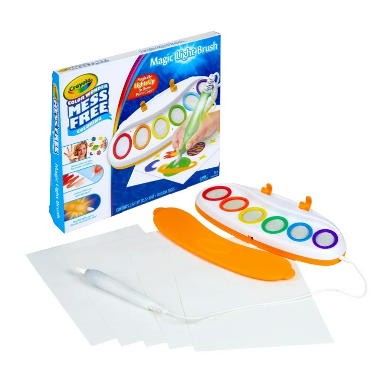Crayola Color Wonder Magic Light Brush Art Set, Mess Free Washable Paint, Gift, Beginner Unisex C... | Walmart (US)