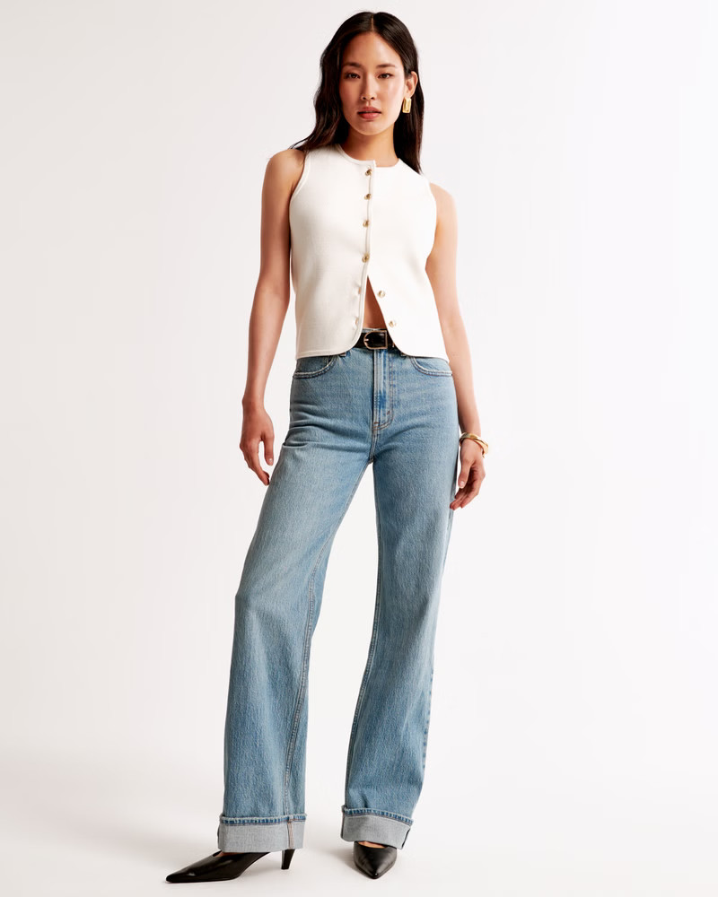 Women's High Rise 90s Relaxed Jean | Women's Clearance | Abercrombie.com | Abercrombie &amp; Fitch (US)