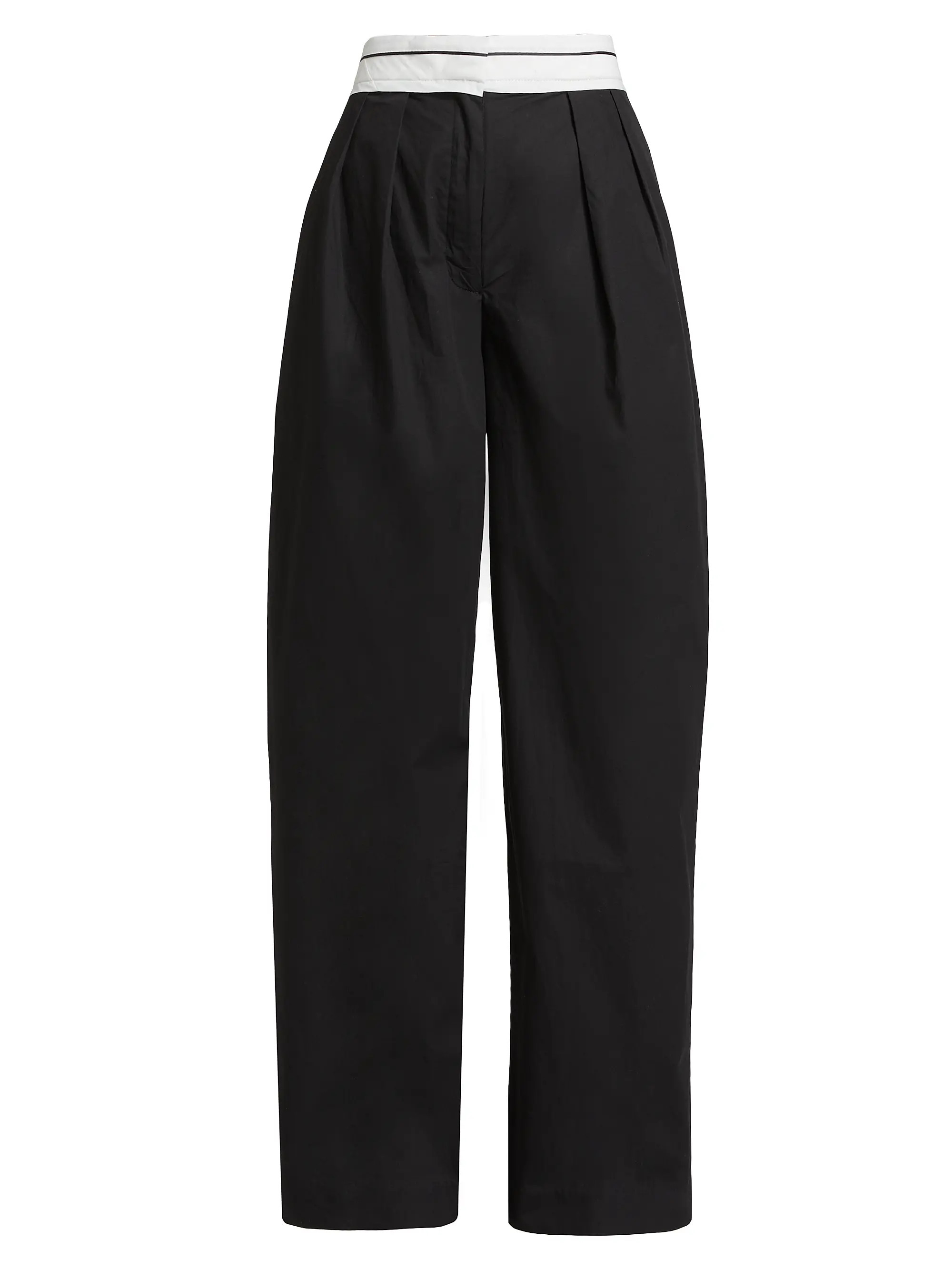 Shop Ronny Kobo Tamira Cotton Poplin Wide-Leg Pants | Saks Fifth Avenue | Saks Fifth Avenue