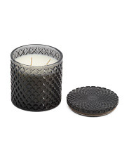 14.5oz Molded Teakwood Candle | Marshalls