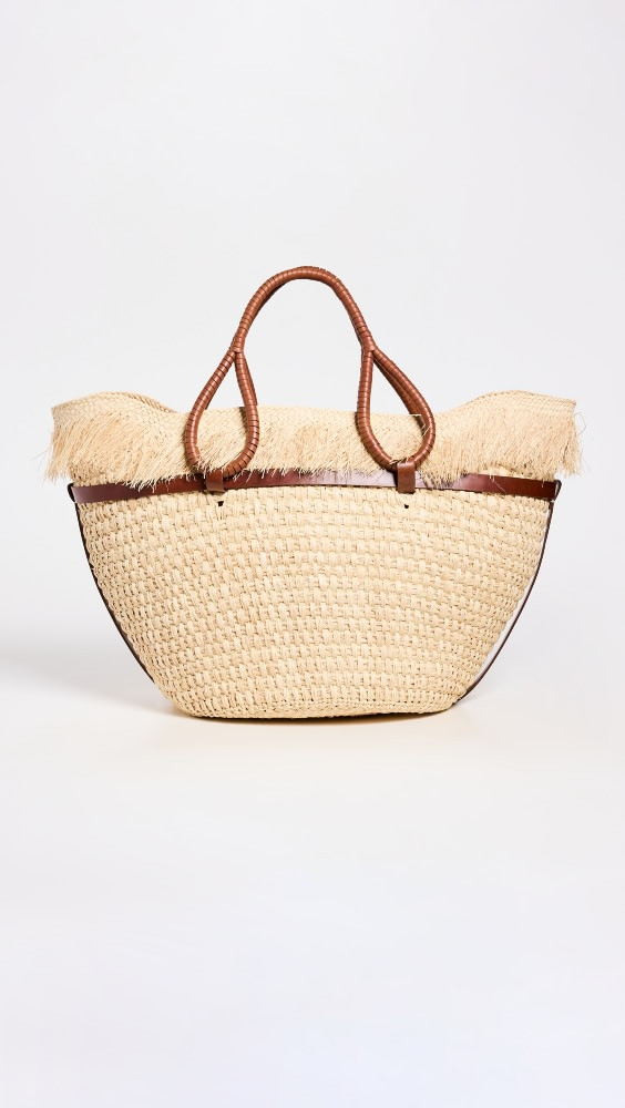 Johanna Ortiz Ecru/Brown Sienna Tropical Enclave Beach Bag | Shopbop | Shopbop