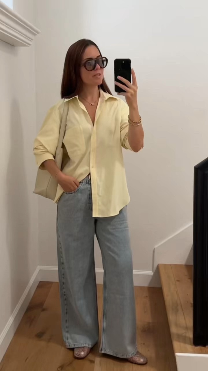 Chic comfy casual outfit of the day! 
Top S
Jeans XS
Flats tts

#LTKdayinmylife #LTKgrwm #LTKootd
