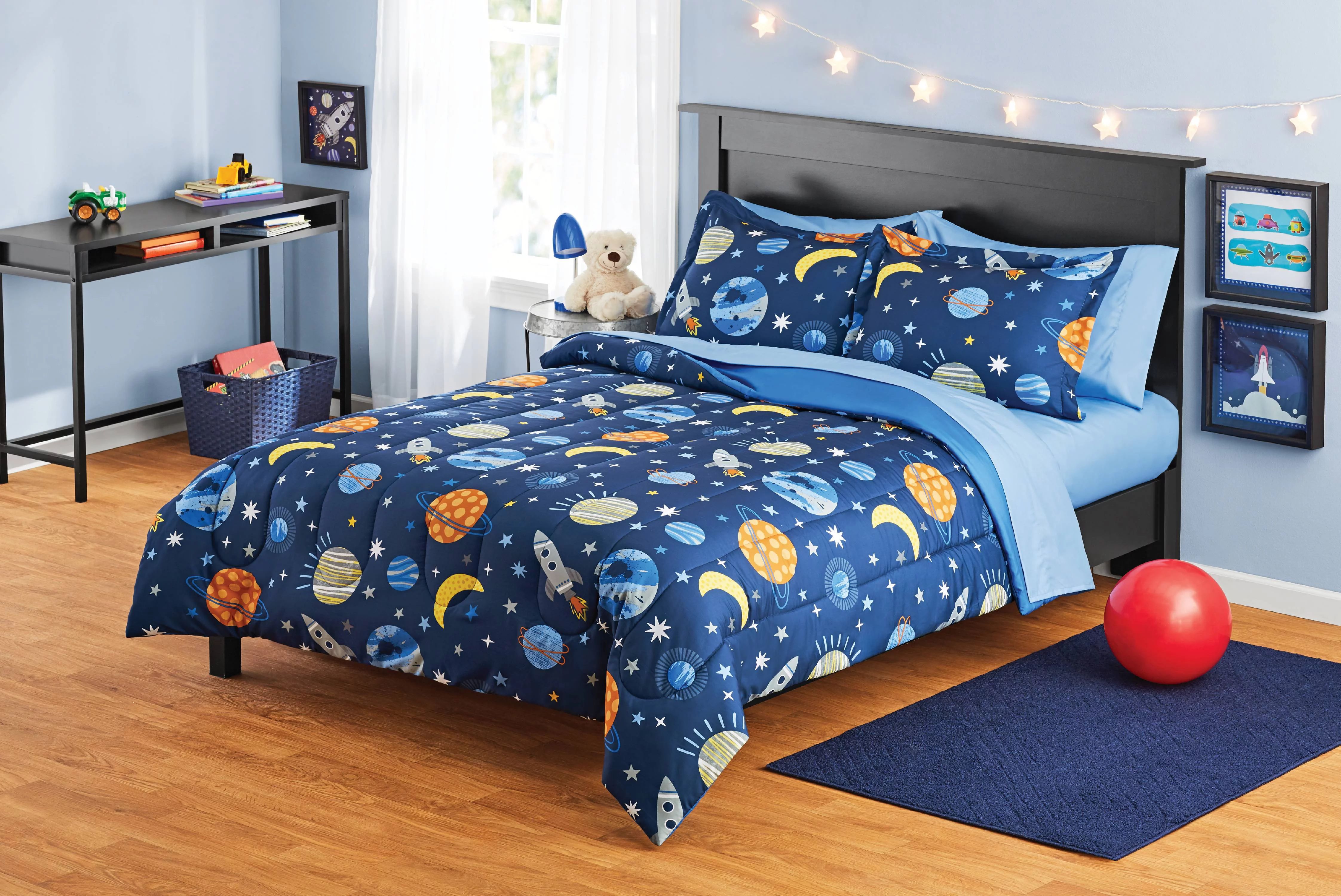 Your Zone Space Bed-in-a-Bag Coordinating Bedding Set | Walmart (US)