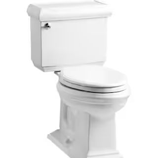 KOHLER Memoirs Classic 2-Piece 1.28 GPF Single Flush Elongated Toilet with AquaPiston Flush Techn... | The Home Depot