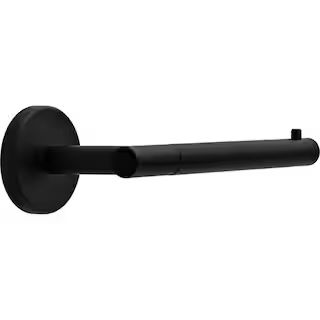 Delta Lyndall Single Post Toilet Paper Holder in Matte Black LDL50-MB | The Home Depot
