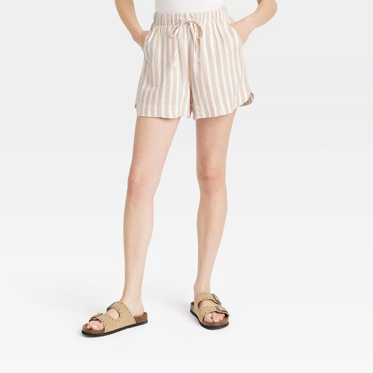 Women's High-Rise Linen Pull-On … curated on LTK