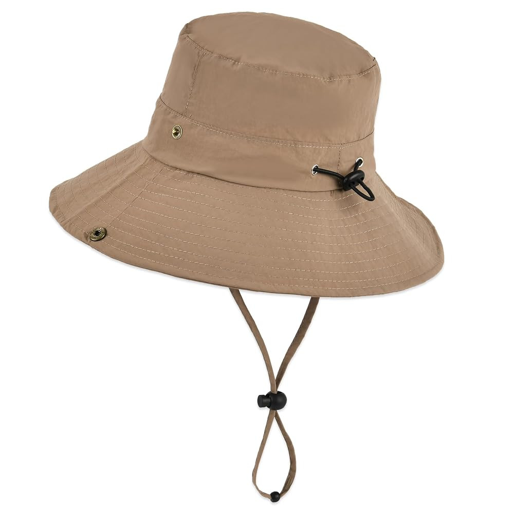 Kids Wide Brim Sun Hat Adjustable for Teen Youth Bucket Sun Protection UPF 50+ Safari Hat for Age... | Amazon (US)
