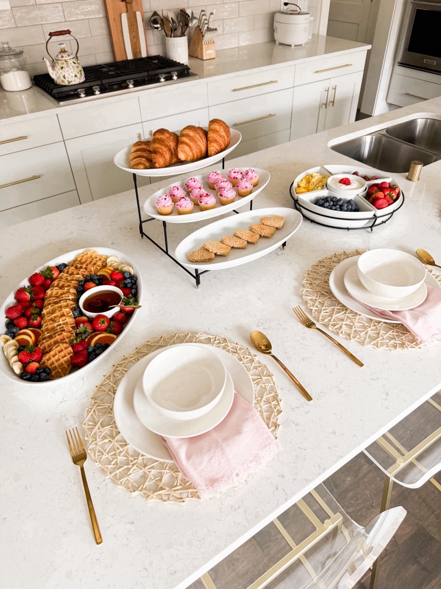 Valentine's Day breakfast set up, serverware, serving trays from Kohl's! Breakfast spread, bar stools, serving bowls, mini cupcakes 


#LTKfindsunder100 #LTKhome #LTKparties