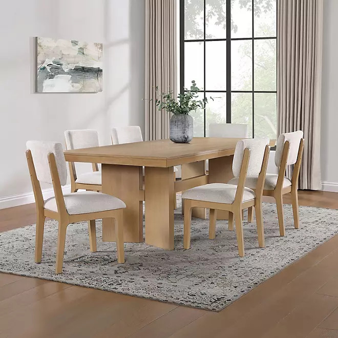 details by Becki Owens Dahlia 7-Piece Dining Set with Table and Six Chairs | Sam's Club