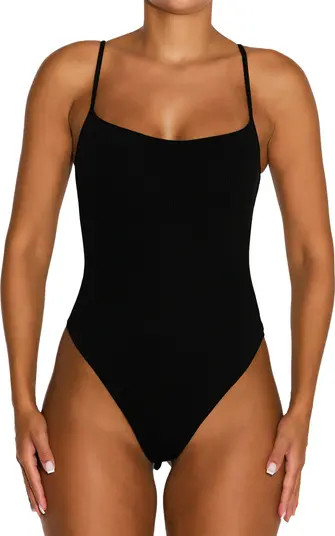 Naked Wardrobe Ribbed Compression Bodysuit | Nordstrom | Nordstrom