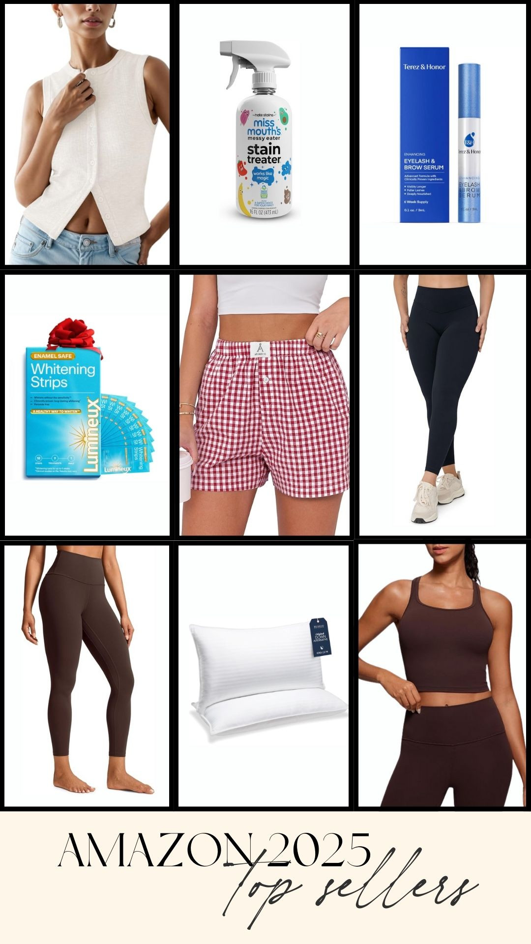 amazon 2025 top sellers 🤍

amazon finds, best sellers, amazon fashion, loungewear, luminex, miss mouths, leggings, activewear, finds under 50, michele jaliene 

 #LTKSaleAlert #LTKFindsUnder100 #LTKBeauty
