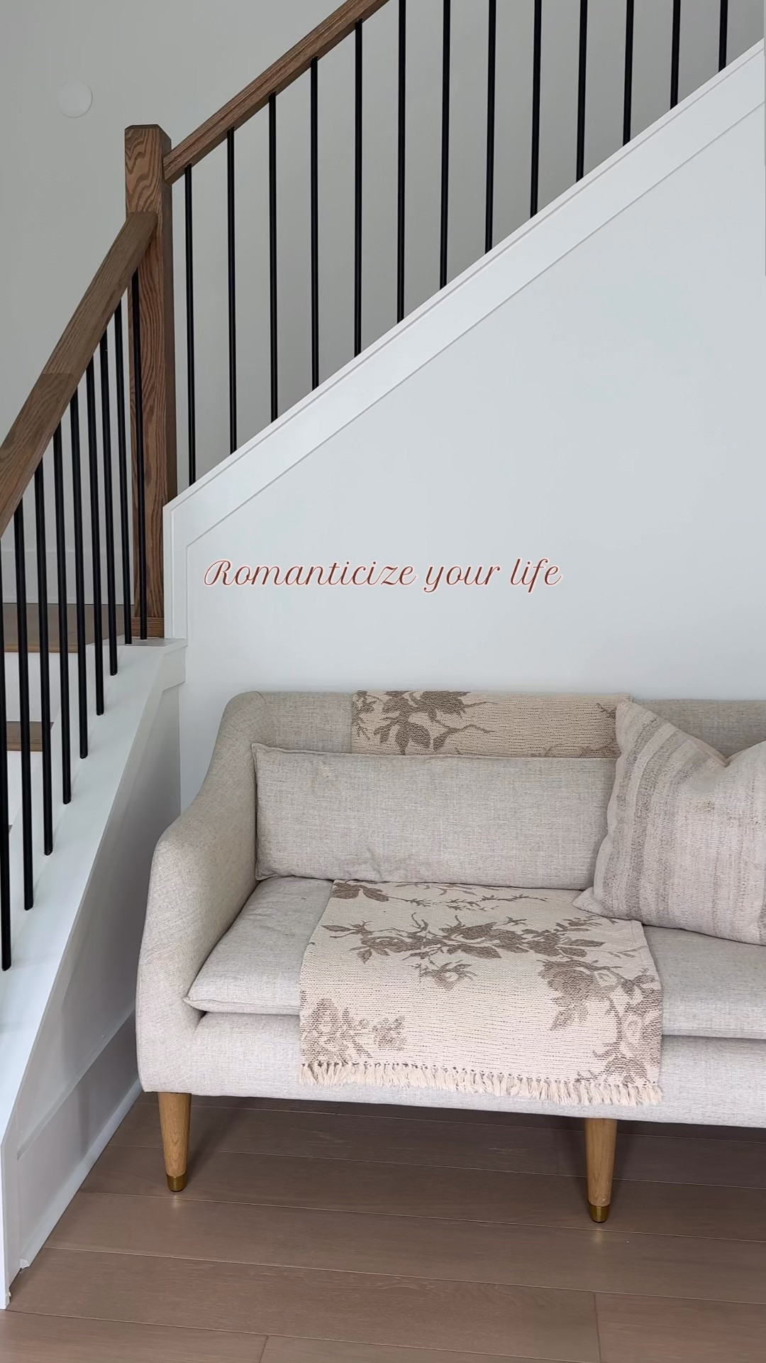 Romanticizing your life is finding beauty in the everyday and making simple moments feel a little more special.

A tucked away nook for an extra seat, introducing a little softness and warmth to an otherwise quiet corner. 🤍

This settee was the perfect fit.

#LTKHome #LTKSaleAlert #LTKSeasonal