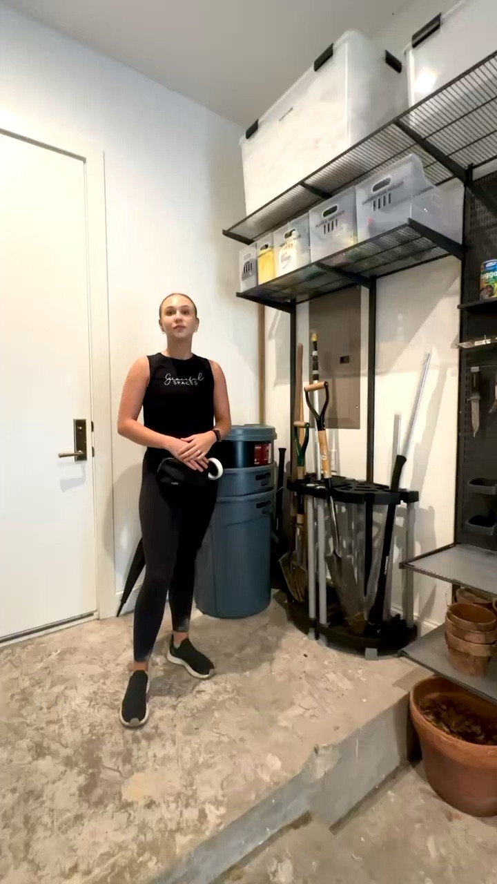 Garage and gardening organization! This corner got a glow up at a recent client. Every garage tote and tool has a new place!


#garage #organized #shed #organizedshed

#LTKFamily #LTKHome #LTKMens