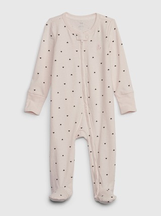 Baby First Favorites 100% Organic CloudCotton Footed One-Piece | Gap (US)
