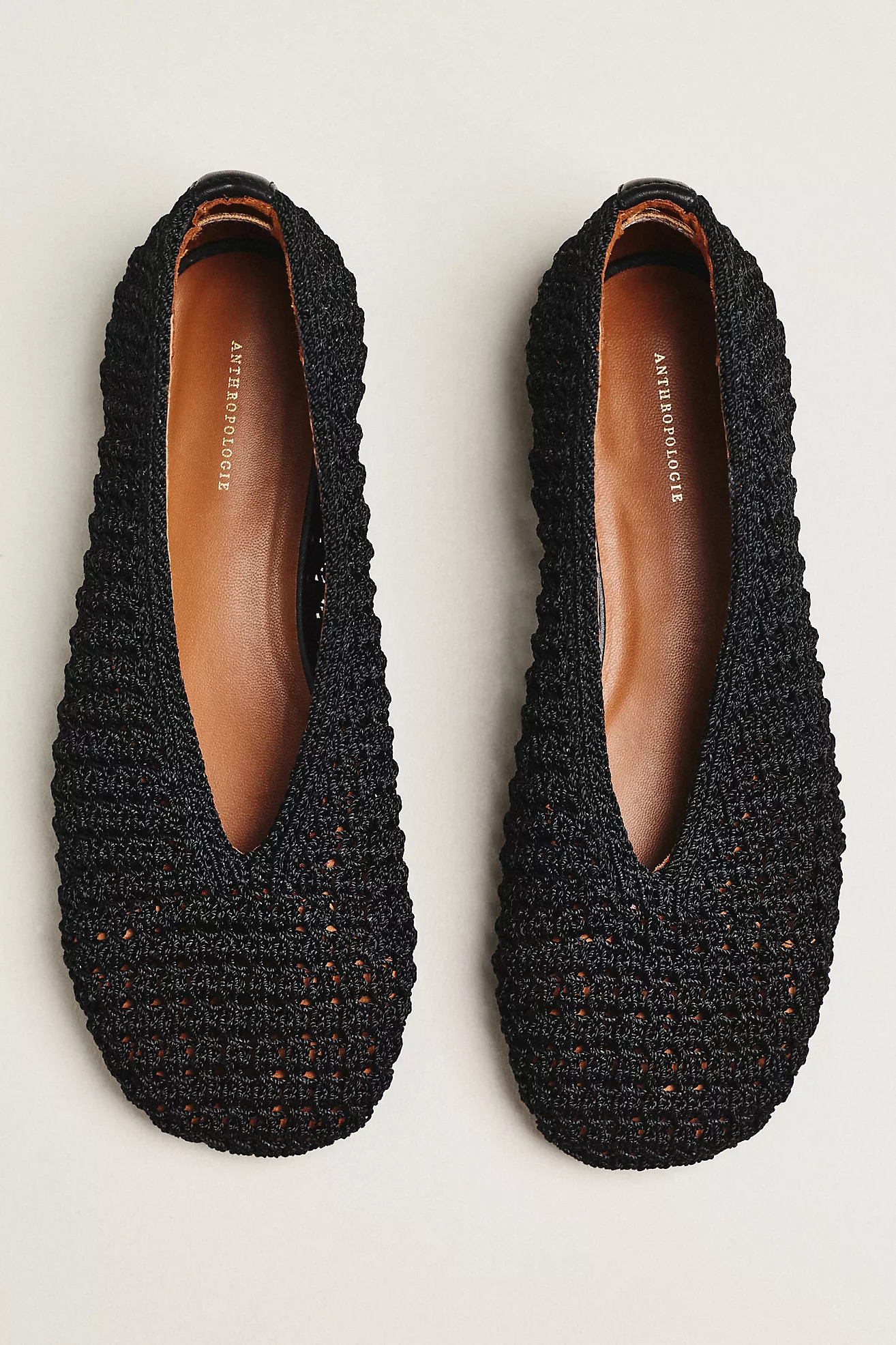 By Anthropologie Woven Crochet Ballet Flats | Anthropologie (US)