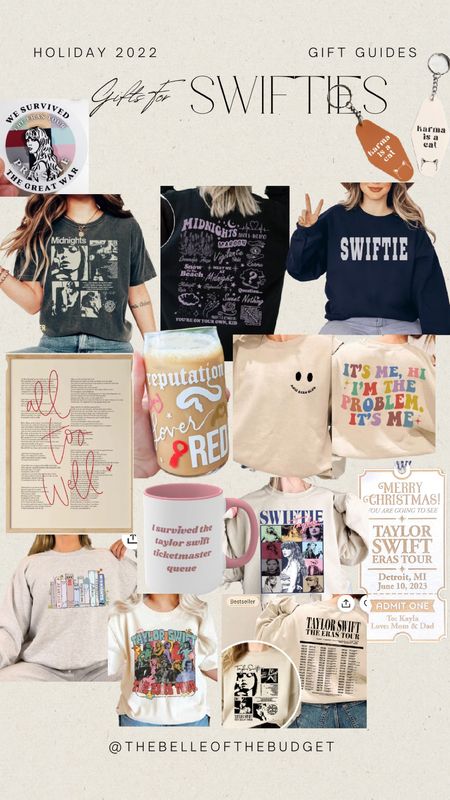 Gift guide for the Taylor swift tan - Swifties - taylor swift Merch 

#LTKGiftGuide #LTKunder50 #LTKHoliday