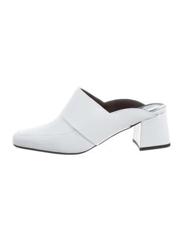 Aska Gwynne Leather Mules w/ Tags | The Real Real, Inc.
